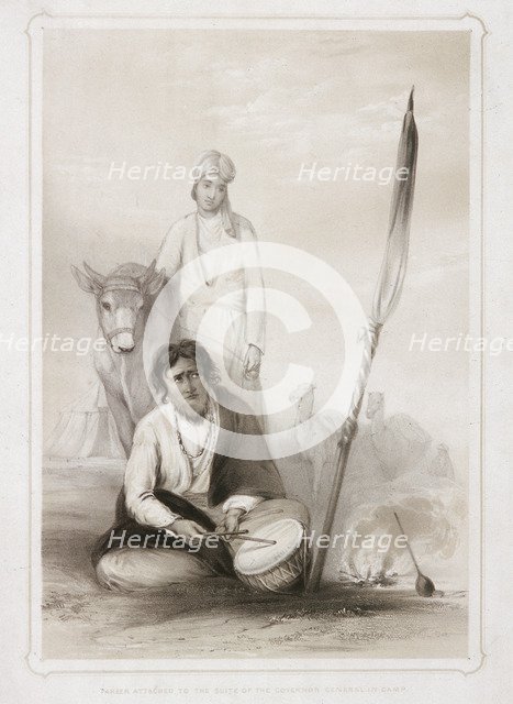 'Fakeer attached to the Suite of the Governor General in Camp', 1844. Artist: Lowes Dickinson