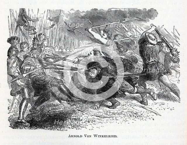 Arnold von Winkelried, 1882. Artist: Anonymous  