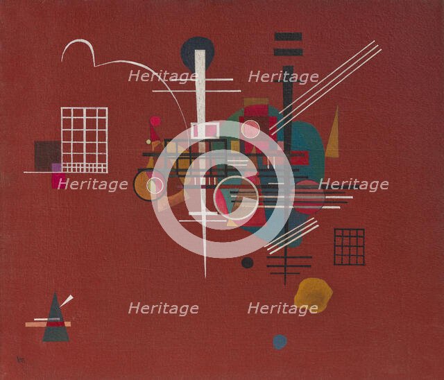 Dull Red, 1927. Creator: Kandinsky, Wassily Vasilyevich (1866-1944).