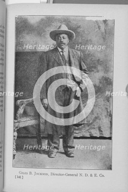 Giles B. Jackson, Director-General N. D. & E. Co., 1911. Creator: Unknown.