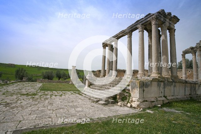 The Temple of Juno Caelestis, Dougga (Thugga), Tunisia. Artist: Samuel Magal