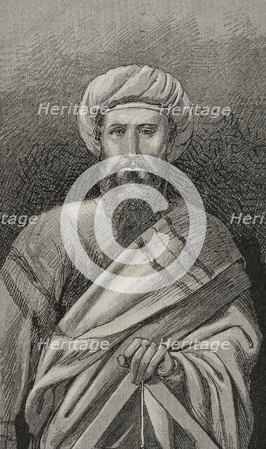 Solomon Ibn Gabirol (c1021-c1058), Spanish-Jewish Andalusi philosopher and poet, 1890.  Creator: Unknown.