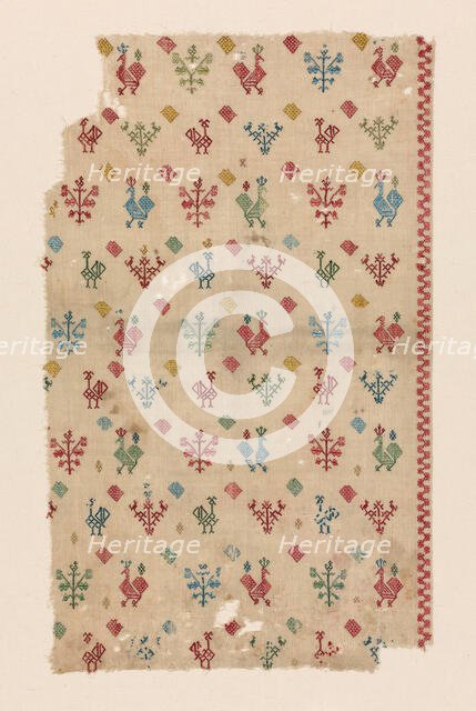 Fragment (Border), Greece, 1700/1900. Creator: Unknown.