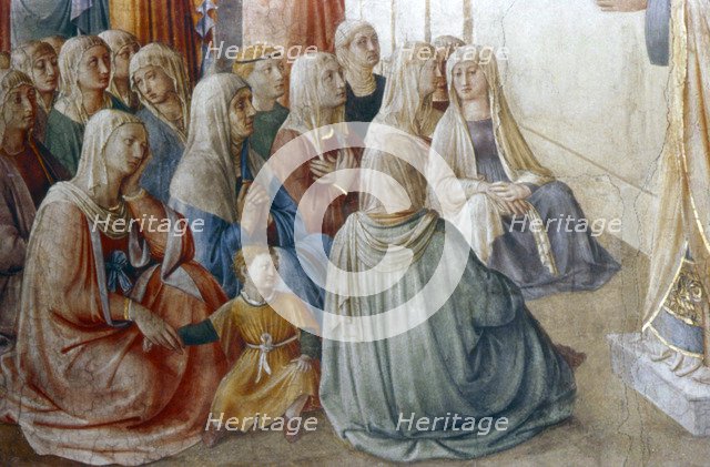 'St Stephen Preaching' (detail), mid 15th century. Artist: Fra Angelico