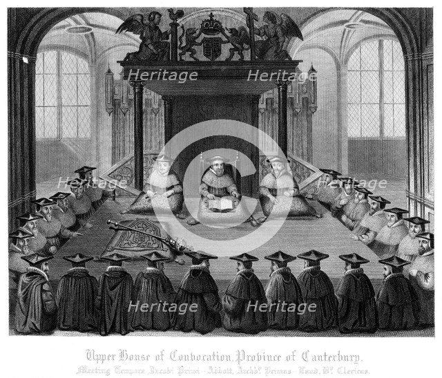 'Upper House of Convocation, Province of Canterbury'. Artist: Unknown