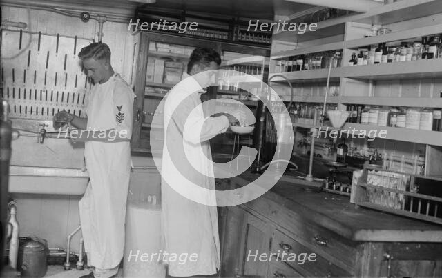 Pathological laboratory - COMFORT, between c1915 and c1920. Creator: Bain News Service.