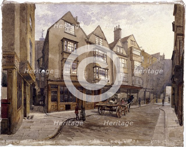 Cloth Fair, London, 1884. Artist: John Crowther