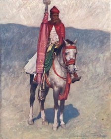 'A Jaipur Horseman', 1903. Artist: Mortimer L Menpes.