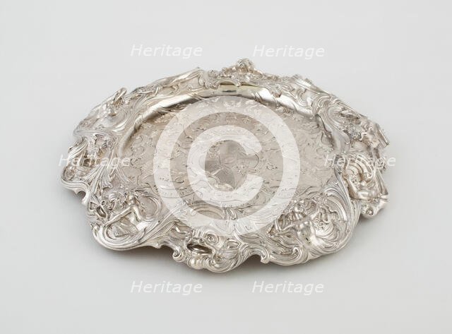 Wine Bottle Cooler Stand, London, 1845/46. Creator: Robert Garrard II.