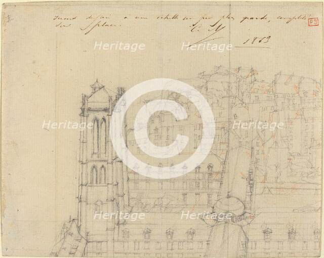 College Henri IV, 1863. Creator: Charles Meryon.