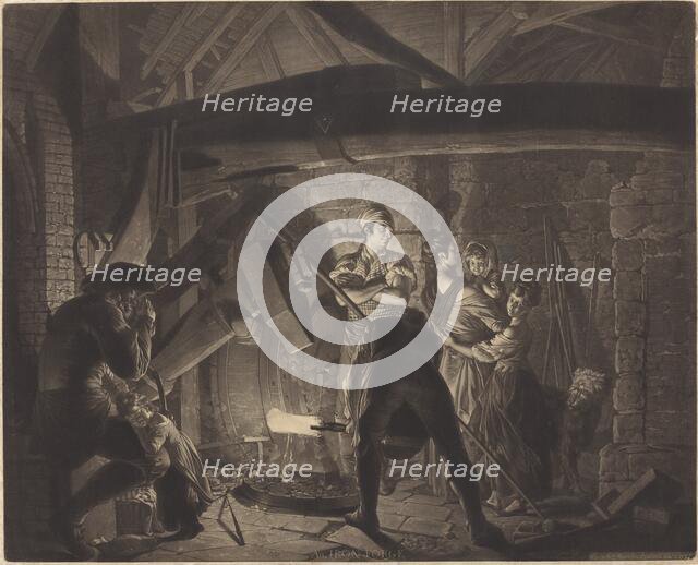 An Iron Forge, 1773. Creator: Richard Earlom.