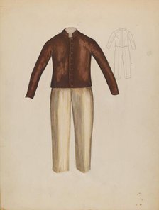 Boy's Suit, 1935/1942. Creator: Unknown.