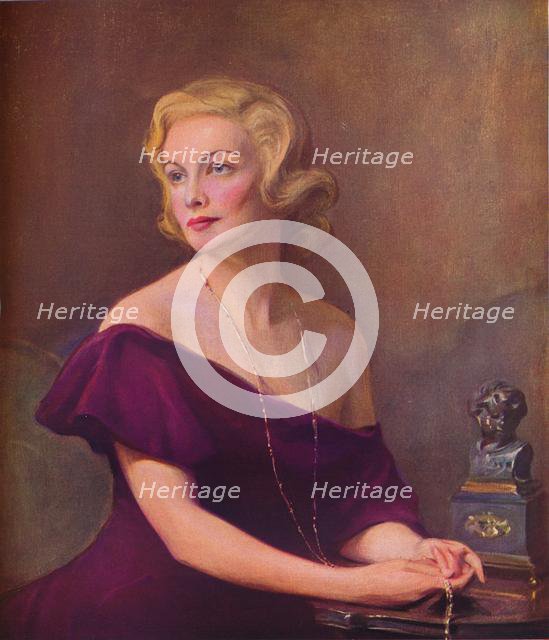 'Portrait of Madeleine Carroll', 1935, (1936). Creator: Philip de Laszlo.
