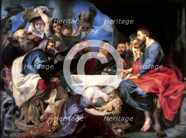 'Feast in the House of Simon the Pharisee', between 1618 and 1620.  Artist: Peter Paul Rubens