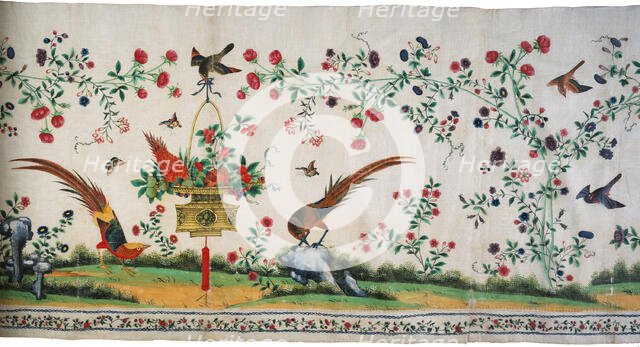 Valance, China, 18th century, Qing dynasty (1644-1911). Creator: Unknown.