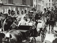 The wedding of Silvia Sommerlath and King Carl XVI Gustaf of Sweden, Stockholm, 19 June 1976. Artist: Unknown