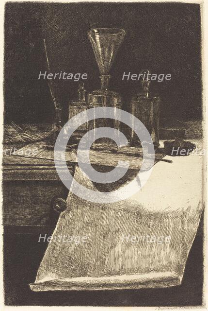 Frontispiece, 1871 (this state). Creator: Francois Bonvin.