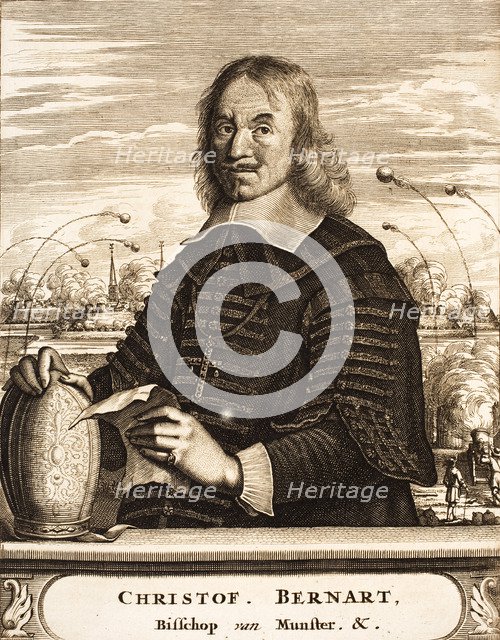 Portrait of Christoph Bernhard Freiherr von Galen (1606-1678), 1675. Creator: Anonymous.