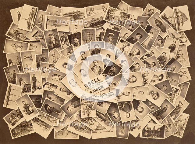 [Photographic Advertisement], 1860s. Creator: Emile Gsell.