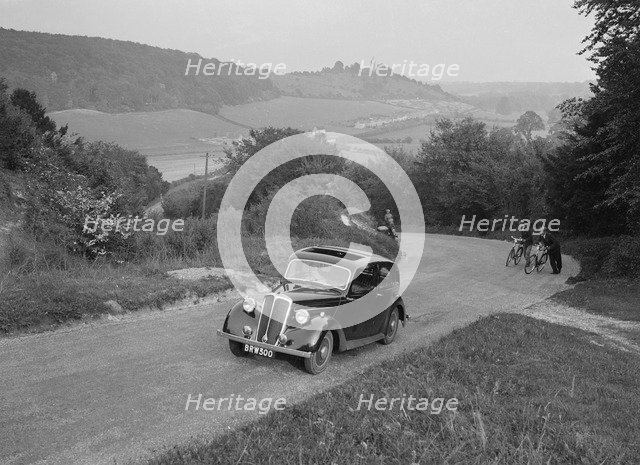 Standard Twelve 4-door saloon, late 1930s. Artist: Bill Brunell.