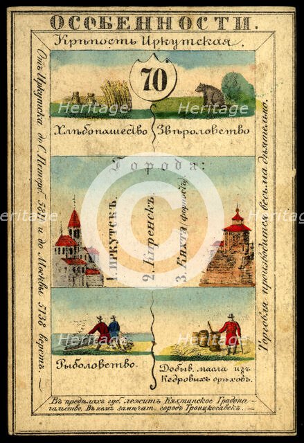 Irkutsk Province, 1856. Creator: Unknown.