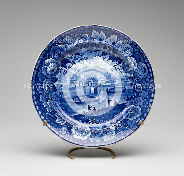 Plate, 1790/1818. Creator: Enoch Wood & Sons.