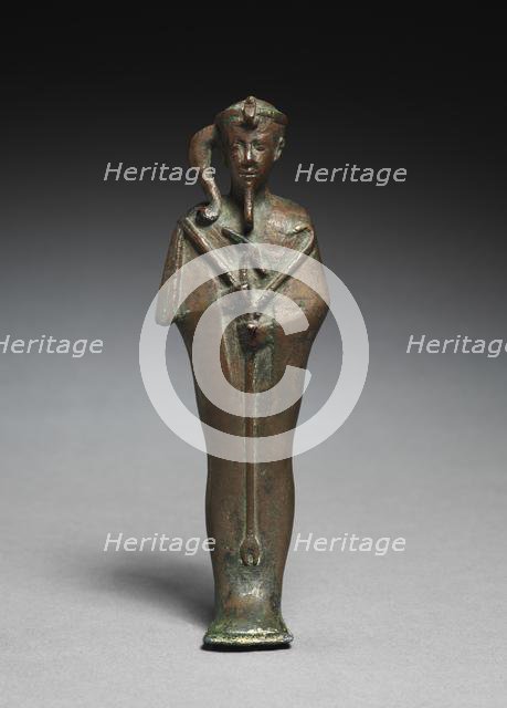 Statuette of Khonsu, 664-525 BC. Creator: Unknown.