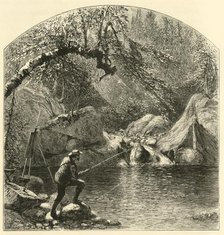 'Emerald Pool, Peabody-River Glen', 1872.  Creator: Harry Fenn.