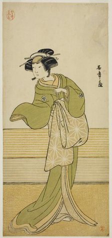 The Actor Yamashita Mangiku I in an Unidentified Role, Japan, early 1780s. Creator: Shunsho.