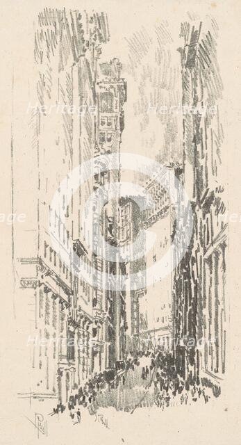 William Street, 1904. Creator: Joseph Pennell.