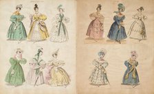 Costume plates, 1832-34. Creator: Unknown.