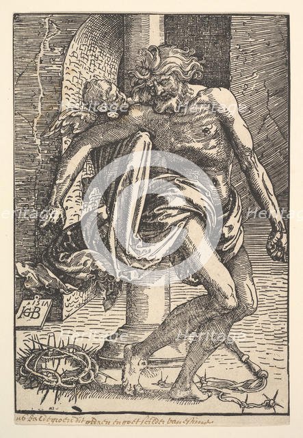 Christ with the Instruments of Torture Supported by a Little Angel, 1517. Creator: Hans Baldung.