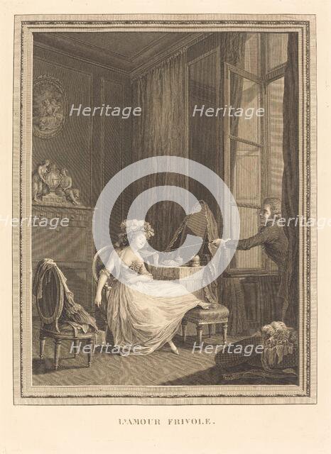 L'amour frivole. Creator: Jacques Firmin Beauvarlet.