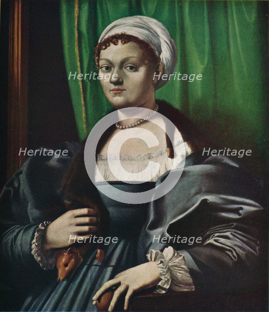 'Portrait of a lady', 16th century. Artist: Giulio Romano.