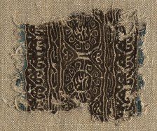 Fragment of a Tiraz-Style Textile, 1130 - 1149. Creator: Unknown.