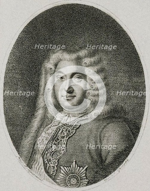 Portrait of Vice-Chancellor Count Andrey Ostermann (1687-1747), c1812.  Creator: Grachev, Alexei Petrovich (ca 1780-after 1850).
