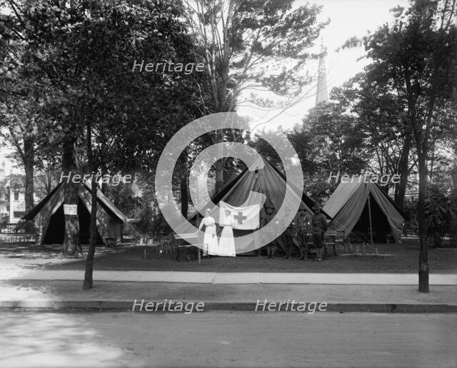 Visiting Nurses' Association, Grand Army of the Republic National Encampment, 1914..., Mich., 1914. Creator: Unknown.