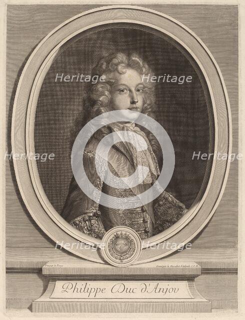 Philippe, Duke of Anjou. Creator: Gerard Edelinck.