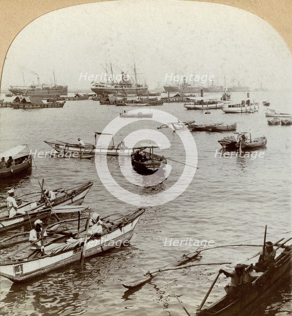 Colombo Harbour, Ceylon (Sri Lanka).Artist: Keystone View Company