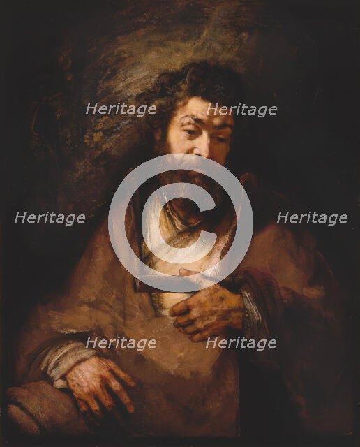 Saint Simon the Apostle, 1661. Creator: Rembrandt van Rhijn (1606-1669).