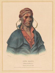 Payta Kootha, a Shawnee Warrior, 1836. Creator: Albert Newsam.