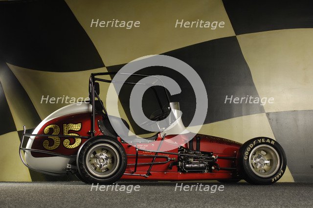 Edmunds midget race car 1976. Artist: Simon Clay.