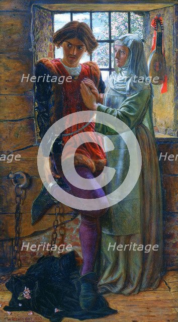'Claudio and Isabella', 1850. Artist: William Holman Hunt