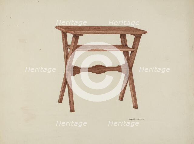 Table, 1941. Creator: William Kieckhofel.