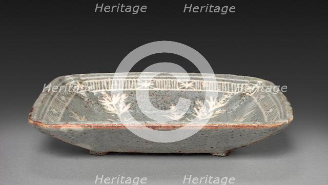 Dish with Grasses and Rocks, late 1500s-early 1600s. Creator: Unknown.