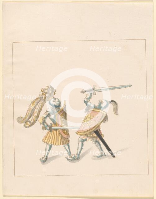 Freydal, The Book of Jousts and Tournament of Emperor Maximilian I: Combats...Plate 161, c1515. Creator: Unknown.