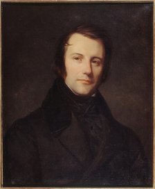 Portrait of Edgar Quinet (1803-1875), writer and politician, c1835. Creator: Sebastien-Melchior Cornu.