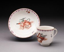 Cup and Saucer, Frankenthal, c. 1779. Creator: Frankenthal Porcelain Factory.