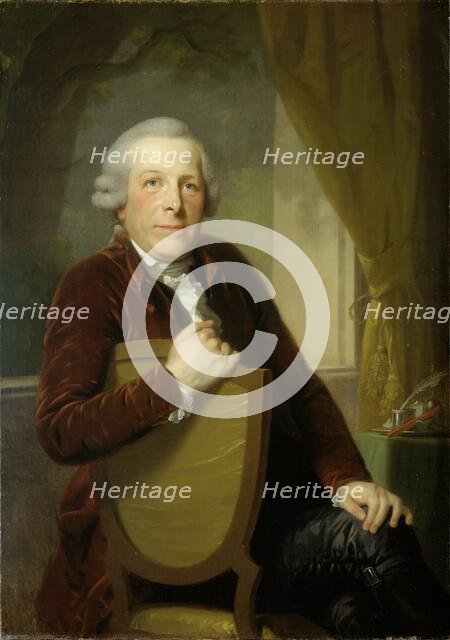 Portrait of Johannes Lublink II, Philosopher, Writer and Statesman, 1790-1795. Creator: Friedrich Tischbein.