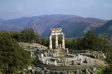 Tholos of Athena at Delphi, 4th century BC. Artist: Unknown